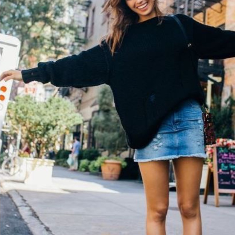 ✨LAST ONE ✨Must have Black soft chenille sweater - Picture 2 of 8